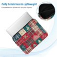 thumbnail image 5 of Quilted Laptop Sleeve for 13-16 Inch Laptops Protective Laptop Case Cover Lightweight Travel & Office Essentials Christmas Patchwork Pattern, 5 of 8