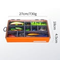 thumbnail image 2 of Kit de señuelos de pesca, cebo duro, cuchara giratoria, kit de cebo artificial con caja, 2 of 6