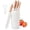 White, variant on Coliware 6-Piece Knife Set, Stainless Steel Black Professional Kitchen Knife Set for Chef, Super Sharp Knife Set with Universal Knife Block for Home Restaurant