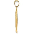 thumbnail image 2 of Solid 10k Yellow Gold Ichthus Fish Pendant - 26mm, 2 of 6