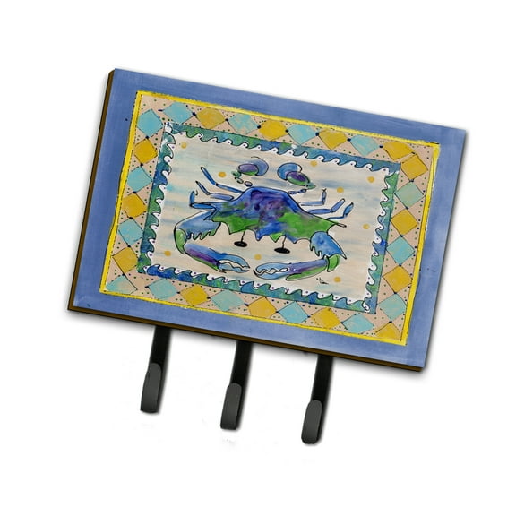 Carolines Treasures 8072TH68 Crab Leash or Key Holder Triple Hook multicolor