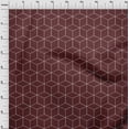 thumbnail image 4 of oneOone Viscose Chiffon Maroon Fabric Geometric Fabric For Sewing Printed Craft Fabric By The Yard 42 Inch Wide, 4 of 4