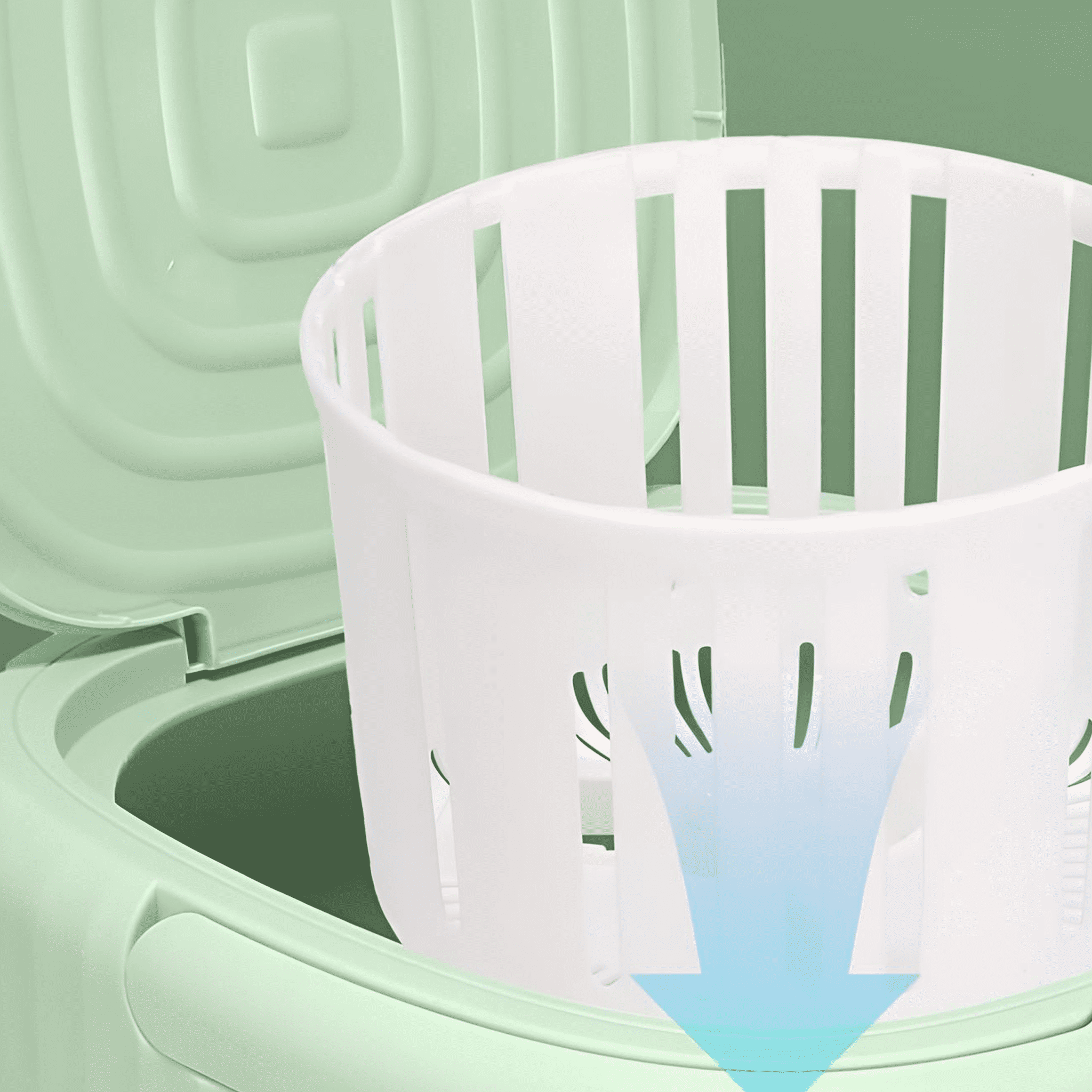 CURYMAY 2026 New 8L Folding Mini Washer with 3 Modes Deep Cleaning of Underwear Portable Clothes Washer,Baby Clothes,Portable Washing Machine for Apartments,Dorm,Camping,Rv,Travel Laundry[Green]