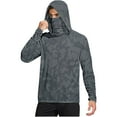 thumbnail image 2 of Kalauyu Men's Hooded Sun Shirts with Mask Fishing Shirts for Men Long Sleeve UPF 50 Rash Guards Hoodies Hiking Shirts, Lightweight & Cooling, 2 of 6