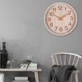 thumbnail image 4 of Reloj de pared de ", relojes , , hogar, sa de estudio, restaurante, come, movimiento , decor Madera Beige perfecl Reloj de pared, 4 of 8