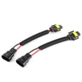 thumbnail image 2 of Pre Wiring Socket Extension Wire 2Pcs 9005/9006 Male To H11 Female Bulbs Adapter Conversion Wire Connector, 2 of 8