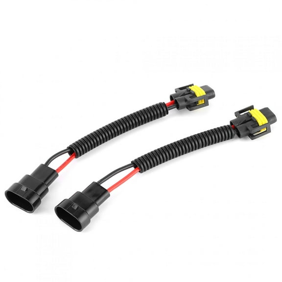 2Pcs 9005/9006 Male to H11 Female Bulbs Adapter Conversion Wire Connector