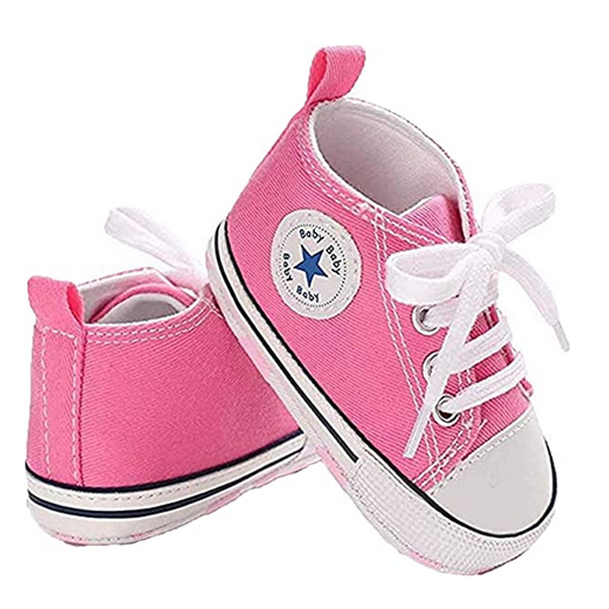 6~12 Month, Hot Pink CYCTECH New Fashion Baby Infant Kids Girl Soft Sole Crib Toddler Newborn Shoes