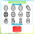 thumbnail image 2 of Suncatcher Craft Set for Kids Window Paint Art Painting Easter Theme Pattern 19.9~21x7.6~21cm about 12pcs/set, 2 of 7