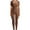 Brown, variant on Jumpsuits for Women,Rompers for Women,Threaded Low Neck Short Sleeve Hip-Lifting Slim Jumpsuit Bodycon Romper Stretchy Square Neck Jumpsuit,Workout Seamless Jumpsuit Leggings Romper