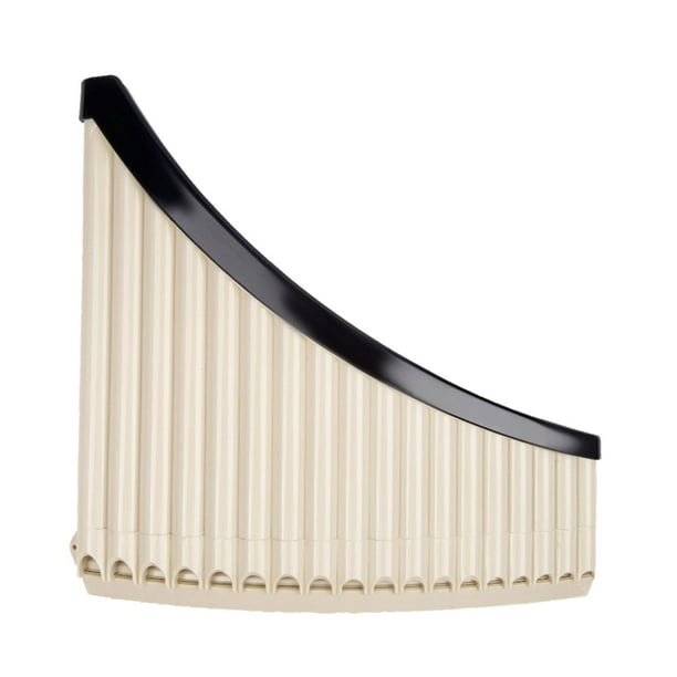 Flautas de Pan, instrumento Musical folclórico, fácil aprendizaje, boca deslizante, tubo de sartén para aprender a enseñar, regalos de viento de , 18 18 tubos beige