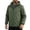 Army Green, variant on FchengtaiS Men's Packable Rain Jackets Full Zip Up Hooded Windbreakers Lightweight Raincoats for Outdoor Sports