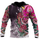 thumbnail image 1 of Sudadera con capucha retro para hombre con patrón de tatuaje samurái japonés, sudadera con capucha de hip-hop callejero otoñal con impresión 3D para hombre, jersey Y2K, 1 of 5