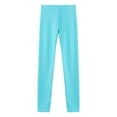 thumbnail image 3 of iixpin Girls Solid Color Swim Leggings Upf 50+ Sun Protective Rashguard Athletic Pants Gymnastics Dance Tights Light Blue 10, 3 of 7