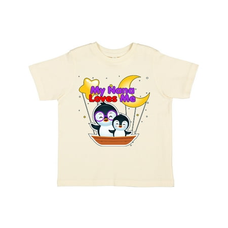 

Inktastic My Nana Loves Me Penguin Gift Toddler Boy or Toddler Girl T-Shirt