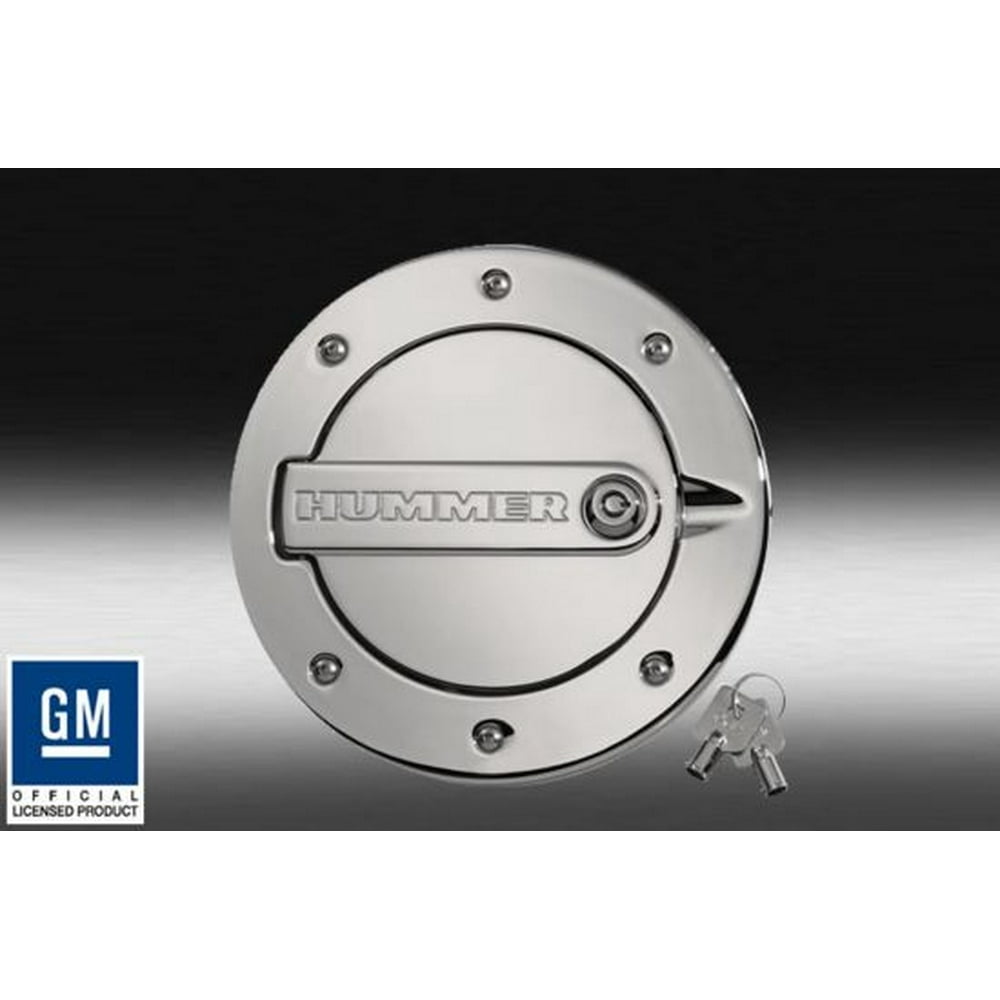 Hummer H3 H3T LOCKING FUEL DOOR Chrome