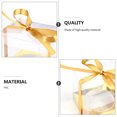 thumbnail image 4 of 24 Pcs 1 Bag Folding Packaging Boxes Nougat Boxes Candy Boxes with Ribbon, 4 of 6