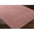 thumbnail image 2 of Mark&Day Washable Area Rugs, 4x6 Richlawn Modern Coral Pink Area Rug (3'11" x 5'11"), 2 of 6