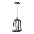 thumbnail image 2 of Atlas Lighting and Home Angled Cage Hanging Pendant Ceiling Light Fixture - 15" - Matte Black, 2 of 5