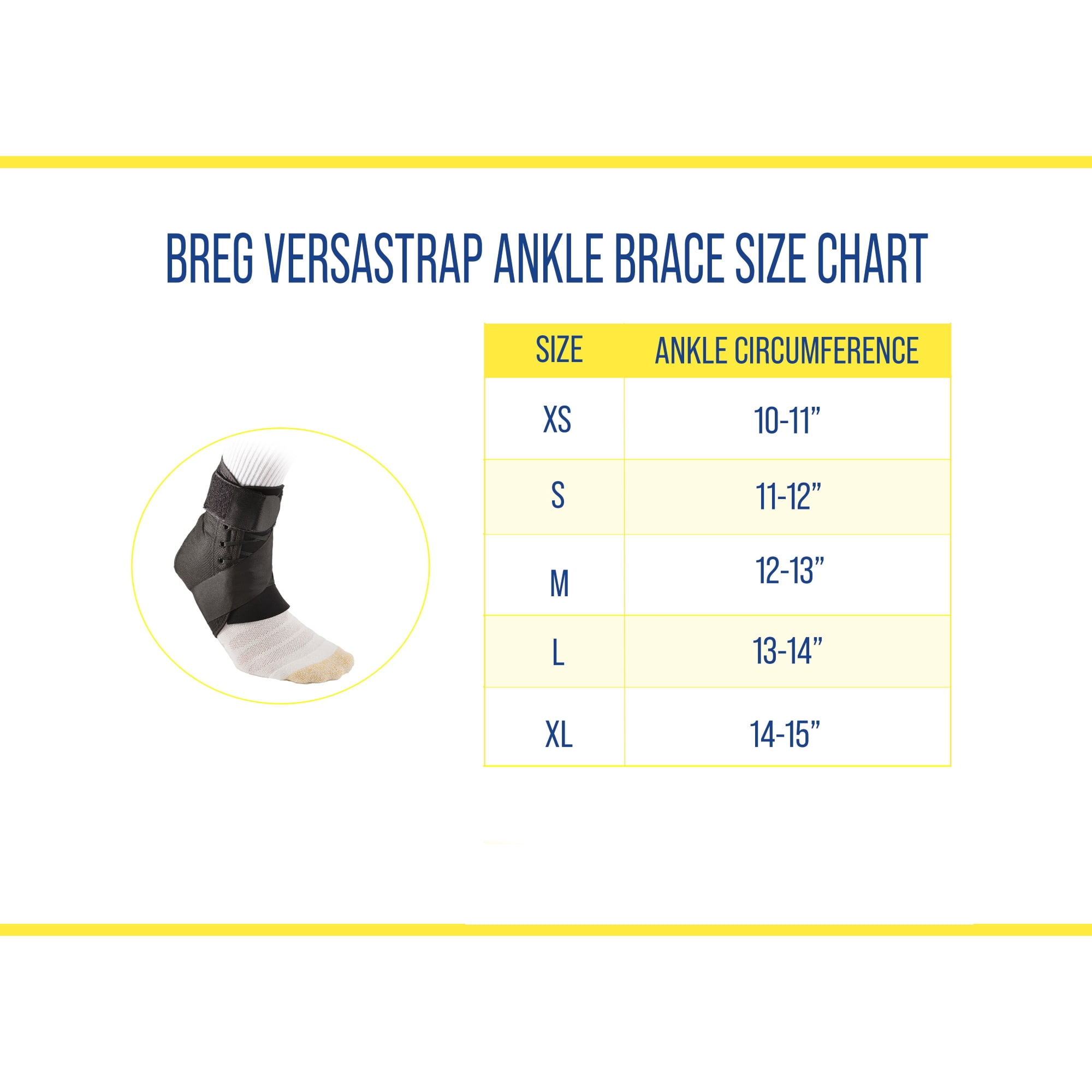 Breg VersaStrap Ankle Brace L1902