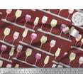 thumbnail image 3 of Soimoi polyester Crepe Fabric Wine Glass Bar Printed Craft Fabric by the Yard 42 Inch Wide, 3 of 3