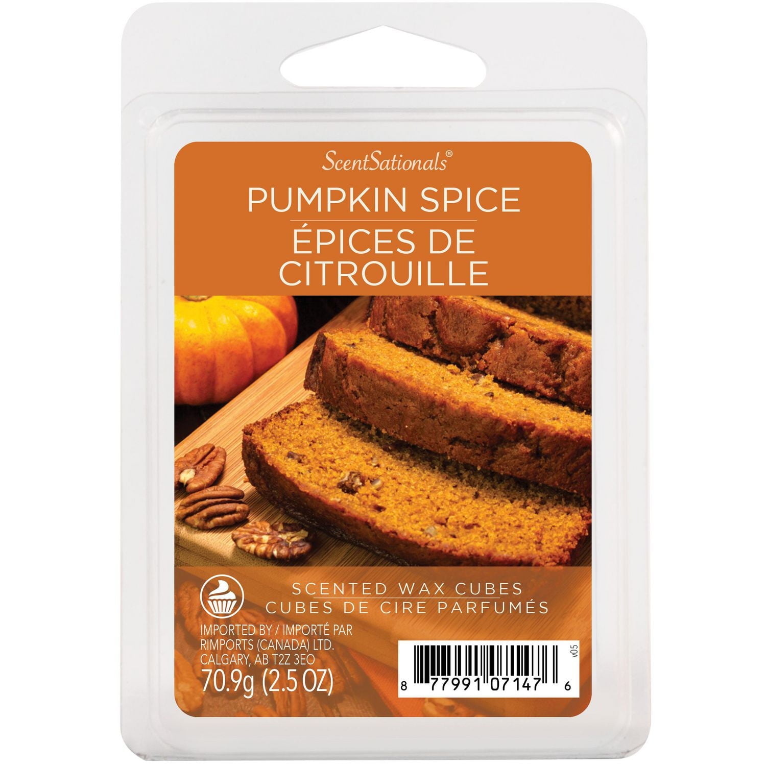 ScentSationals Scented Wax Cubes - Pumpkin Spice, 2.5 oz (70.9 g)