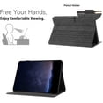 thumbnail image 4 of Dteck Folio Case for Samsung Galaxy Tab A9 Plus 11 Inch, Embossed PU Leather Flip Stand Protective Cover for Samsung Galaxy Tab A9 Plus / A9+,Black, 4 of 6