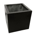 thumbnail image 1 of Maceta de Fibra de Vidrio FibraFormas Mod. Cubo 20cm Chocolate, 1 of 7