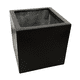 thumbnail image 1 of Maceta de Fibra de Vidrio FibraFormas Mod. Cubo 20cm Chocolate, 1 of 7