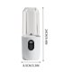 thumbnail image 2 of Vaso batidora recargable USB portátil de 600 ml con motor de 200 W - Mini exprimidor personal con sistema de protección inteligente y 16 cuchillas de acero inoxidable - Batidora de viaje para, 2 of 4
