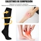 thumbnail image 2 of Medias de Compresión para Mujeres y Hombres, 15-20 mmhg, 10 Pares, Rodilla Alta Calcetines, Calcetas Largas compresion Correr, Vuelo Negro, Beige, Gris, Blanco 9-13 Alto, 2 of 7