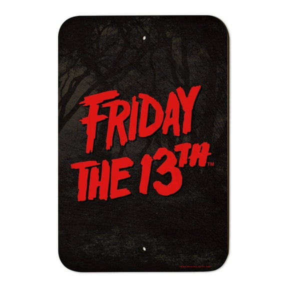 Friday the 13th Logo Home Business Office Sign