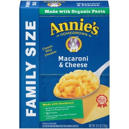 Annie's Classic Mild Cheddar Mac & Cheese, 10.5 Oz (Pack of 3)
