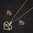 thumbnail image 2 of PVCS Women's Fashion Pendant Earring Set Color Clavicle Necklace Exquisite Earrings, 2 of 4