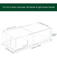 TRAHOOAcrylic Sticky Note Holder, SelfStick Note Pad Holder W/O Pads