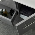 thumbnail image 5 of Fresca Fcb6142-Uns-U Lucera 42" Wall Mounted Single Basin Vanity Set - Grey, 5 of 7