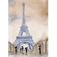thumbnail image 2 of Morris, Madelaine 14x18 White Modern Wood Framed Museum Art Print Titled - Paris Street 2, 2 of 4