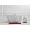 thumbnail image 3 of Simply Daisy 34" x 21" Plush Microfiber Red Soccer Ball Bath Mat, 3 of 4