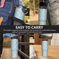 thumbnail image 7 of Christmas 30oz Handheld Travel Tumbler with Handle – Double Wall Stainless Steel Insulated Cup, Flip Straw Lid, Leak-Proof & BPA-Free for Hot and Cold Drinks – Durable Coffee & Juice Mug Black, 7 of 7