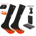 thumbnail image 2 of Battery Powered Heating Socks for Men Women (Black+Battery+Charging Cable), 2 of 9