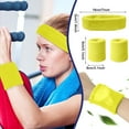 thumbnail image 2 of Conjunto de muñequeras deportivas para el sudor, 2 of 6