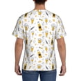 thumbnail image 3 of Bixox Men's Beer Printed Short Sleeve Skinny Athletic T-Shirt, 3 of 6