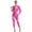 Hot Pink, variant on Hansber Gymnastics Leotards for Women Ruffles Bodysuit Figure Ice Skating Jumpsuit Ballet Dancewear Ivory S