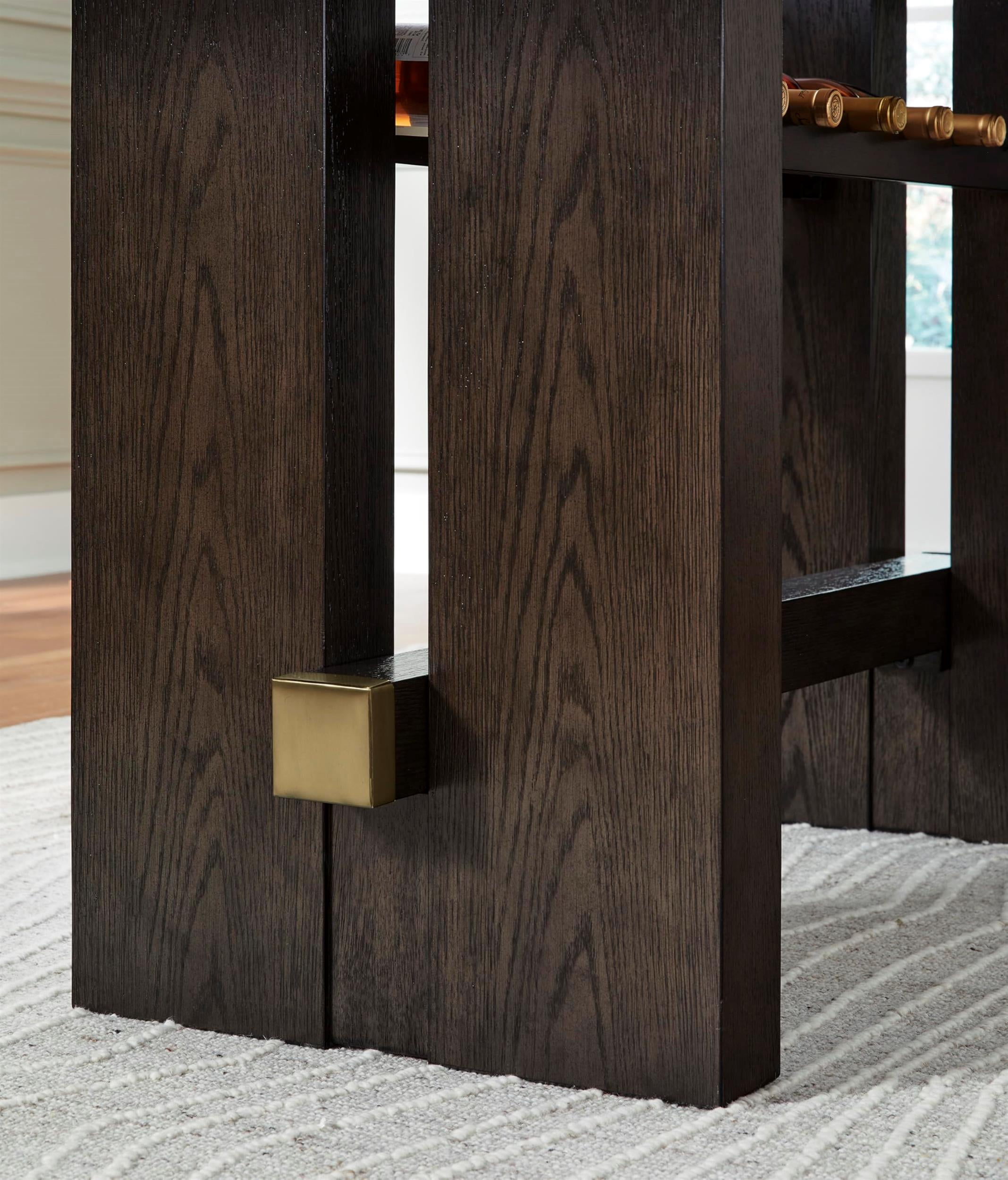 Signature Design by Ashley Burkhaus Dark Brown Counter Height Dining Table