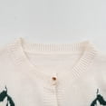 thumbnail image 5 of Dolkfu Sweaters for Women Plus Size White Button Up Short Sleeve Cardigan Sweater Graphic Knit Shirt Womens Winter Tops L, 5 of 8