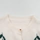 thumbnail image 5 of Suéter de cuello en V para mujer, moda, manga corta, botones, informal, de punto, cárdigan y jersey, blusa de poliéster para mujer, 5 of 8
