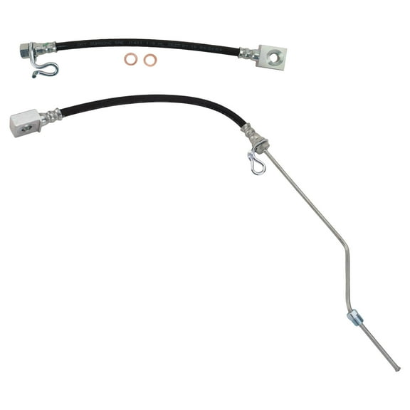 TRQ Rear Brake Hose Fits 2004-2008 Ford F-150 2006-2007 Lincoln Mark LT BLA63864