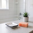 thumbnail image 5 of PILLOWPIA Enamel White Steel Soap Dish – 2-Piece Decorative, Rust-Resistant Bathroom Accessory, 5 of 5