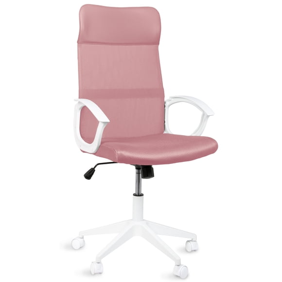 MAGMALIFE Silla de Oficina Stilla Ergonómica con Reposacabezas, Respaldo de Malla Transpirable, Altura e Inclinación Ajustables, Reposabrazos Abatibles y Ruedas 360° Silenciosas, Soporta 150kg