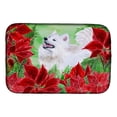 thumbnail image 1 of Carolines Treasures CK1339DDM Samoyed Poinsettas Dish Drying Mat, 1 of 1